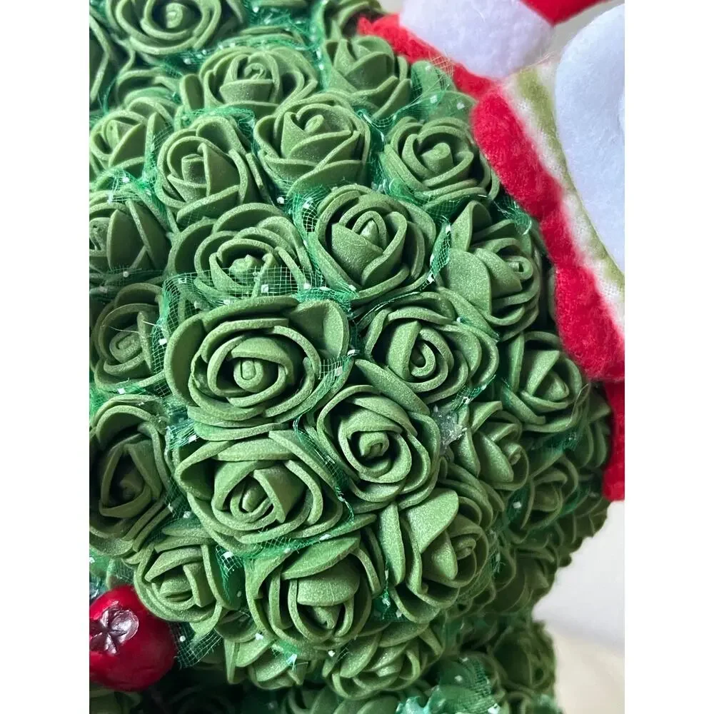Handmade Christmas Bear From Roses